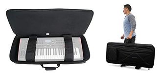 Rockville Best 61 Key Padded Rigid Durable Keyboard Gig Bag Case+Foam Insert