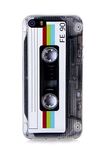 FAteam Case for iPhone 5 5S SE (2016),Matte Finish Heavy Duty Soft Back Cover with TPU Soft Bumper Retro Cassette Tape Case Compatible with iPhone 5 5s SE