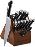 Calphalon Kitchen Knife Set with Self-Sharpening Block, 13-Piece NonStick Knives