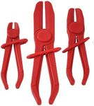3 PCS Hose Pinch Off Pliers - Fuel Line Clamp Pliers for Automotive Fuel Brake,Coolant and Radiator