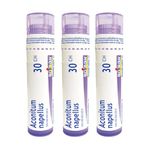 Aconitum Napellus 30CH, Box with 3 tubes, Boiron homeopathic medicines