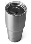 YETI Rambler Tumbler, Vaccum Insulated Stainless Steel Tumbler with Magslider Lid, Stainless Steel, 30 oz (887 ml)