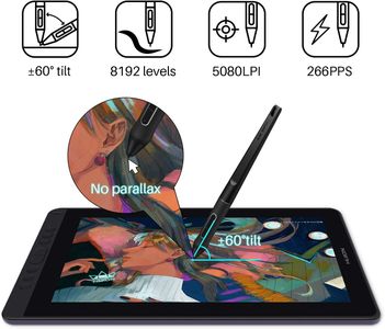 HUION Kamvas 13 Graphics Tablet – Violet Drawing Display