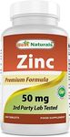 Best Naturals Zinc supplement as Zinc Gluconate 50mg 240 Tablets - Immune Support