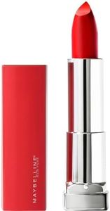 Maybelline New York Color Sensational Made for All Lipstick, Crisp Lip Color & Hydrating Formula, Red For Me, Red, 0.06 oz