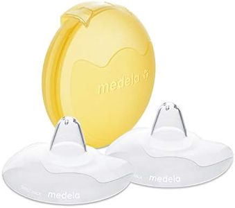 Medela Contact Nipple Shield for Breastfeeding, 20mm Small Nippleshield, For Latch Difficulties or Flat or Inverted Nipples, 2 Count with Carrying Case, Made Without BPA, 3 Piece Set