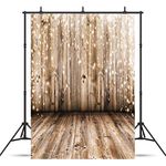 SJOLOON 5x7ft Rustic Backdrop Wood Photography Backdrop Vinyl Photo Backdrop Wedding Photography Background Baby Studio Props 10359