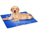 GIAPINST Dog Self Cooling Mat, Non-Toxic Activated Gel Cool Pad Ice Mat for Dogs, Waterproof & Durable, Suitable for All Pets to Stay Cool This Summer (M: 25.6x19.7in)