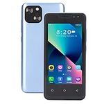 ciciglow I13pro Smartphone, 4.66in LCD Touch Screen 3G Network Cell Phone, 1GB RAM 8GB ROM, 3000mAh Battery Mobile Phone, Dual SIM, 8MP Rear Camera + 5MP Front Camera for Android 11(Blue)