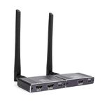 MICROWARE Wireless HDMI Extender Kit Supports 1080P Full HD 180m 1PAIR Wireless HDMI Transmitter and Receiver with HDMI Loop-Out and IR