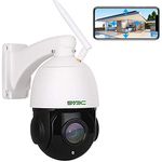 SV3C 【20X ZOOM & 5MP】 5MP PTZ Security Camera Outdoor, 20x Optical Zoom CCTV camera, Human Motion Detection, Waterproof Security Camera for Outdoor with Two-Way Audio, 60m IR Night Vision, 2.4G & 5G