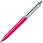 SHEAFFER E23216551CS Sentinel Brushed Chrome Cap Barrel Ballpoint Pen - Deep Pink