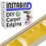 Carpet Binding by Instabind - Regular Style, Carpet Edge Binding, Rug Binding for Edges, Ideal for Area Rugs, Durable Hold, DIY Carpet Binding, Carpet Finishing Edge - Heather, 54 ft Rolls