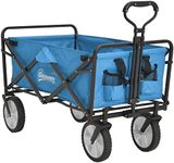 Outsunny 90L Folding Garden Trolley