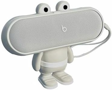 Protective Stand for Beats Pill (2024 Model) Portable Bluetooth Speaker, Scratch & Shock Resistant Cover with Precise Cutouts and Enhanced Sound Direction, Classic Big-Mouth Figurine Design (Gray)