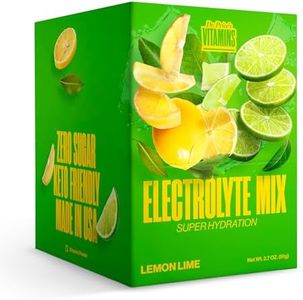 Dr. Price's Vitamins Electrolyte Mix Supplement Powder, 72 Trace Minerals, Potassium, Sodium, Electrolyte Replacement Keto Drink | Lemon-Lime 30 Packets | No Sugar, Keto, Vegan, Non-GMO, Gluten-Free