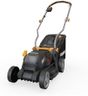 Worx WG733E 20V 33cm Cordless Brushless Lawn Mower – 4.0Ah Battery & Charger – Cut-to-Edge, 6-Position Height Adjust, 35L Grass Bag, Ideal for Small Gardens Up to 200㎡
