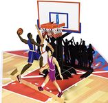 GREETING ART Basketball Pop Up Card