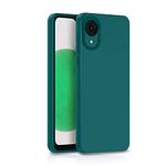 Pikkme Samsung Galaxy A03 Core Back Cover Soft Matte Liquid Silicone TPU | Camera Protection | Shockproof Slim Back Case for Samsung Galaxy A03 Core (Green)