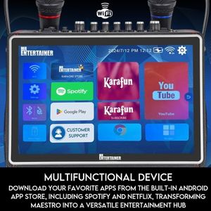 Mr Entertainer Maestro Karaoke Machine – Portable Music System