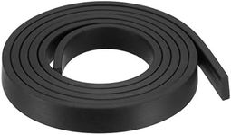 uxcell Solid Rectangle Rubber Seal Strip 10mm Wide 3mm Thick, 1 Meter Long Black