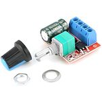 R&D 1.8V–12V/2A 5 amp PWM DC Motor Speed Switch Controller Volt Regulator LED Dimmer Tool Adjustable Speed Regulator for DC Motors Pack of 2