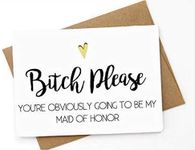 Funny wedding/bridal party card - M