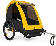 Burley Bee Kids Bike Trailer, Yellow/Black, Double