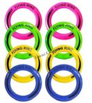 Laxmi Collection 100 Pcs Flying Ring Frisbee for Kids Boys Girls Birthday Return Gifts in Bulk Flyer Disc Toys-Multicolor (Pack of 100)