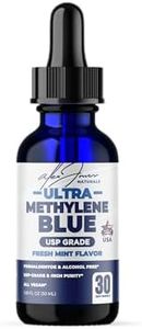 Ultra Methylene Blue Fresh Mint Flavor - Alex Jones Naturals - 1% USP (Pharmaceutical) Grade Supplement with Dropper, Methylene Blue USP Grade