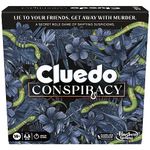 Cluedo Conspiracy Board Game for Adults and Teens, Fun Family Halloween Party Activity for 4-10 Players, Gift Idea