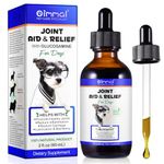 Joint & Hip Treats with Glucosamine for Dogs, Joint Aid Supplement Drops with MSM, Chondroitin and Turmeric Oil Helps Dog Joint Pain Relief, Pet Supplement for Dog Joint Health, Bacon Flavor - 60ml