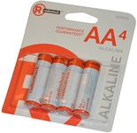 RadioShack AA Alkaline Batteries - 4-Pack