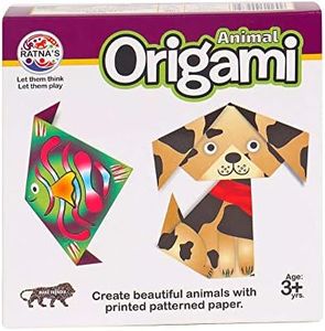 RATNA'S DIY Origami Animals. Origami Sheets Included Inside.Create Your OWN Jungle with The Help of Origami (Multicolor)