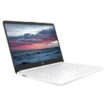 HP Stream 14" HD Display, Intel Celeron N4120 Processor, 4GB Memory - 64GB eMMC,WiFi,Bluetooth, Type-C, 802.11AC, Win10 S - (Snowflake White)