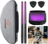 Virtual Air Drum Set, Electric Air Drum Sticks Kit, Carbon Fiber Drum Sticks & Pedals & Bluetooth Adapter Speaker, Electric Drum Set for Kids Beginners Adults