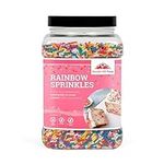 Hoosier Hill Farm Rainbow Decorating Sprinkles, 2LB (Pack of 1)