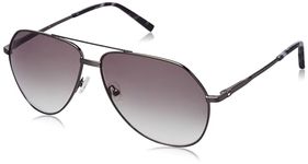 Tommy Hilfiger Gradient Aviator Men's Sunglasses - (TH 9081 Gungrgn-19 C4 61 S |61| Green Color Lens)