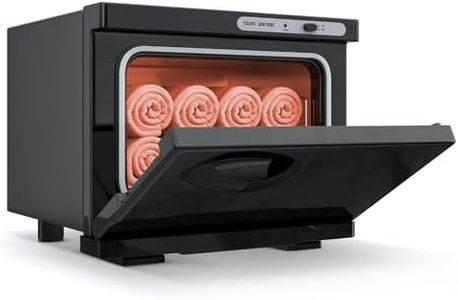 Utenzi Hot Towel Warmer, Spa Towel Cabinet 8L Professional Mini Towel Heater, Towel Warmer for Facials SPA Barbershop Esthetician (Black)