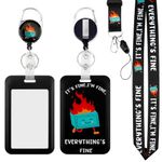 Badge Holder with Clip Lanyards for Id Badges Retractable Badge Clip Cute Breakaway Lanyard Badge Holder Heavy Duty Badge Lanyards for Women Men Student Nurse Worker Lanyards with Id Holder Halloween