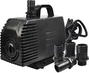 Simple Deluxe 1056GPH (5000L/H,276W) UL Listed Submersible Pump, Water Pump for Fish Tank, Hydroponics, Aquaponics, Fountains, Ponds, Statuary, Aquariums & More