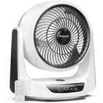 Pro Breeze 10” DC Air Circulator Fan - Ultra Quiet - Automatic Oscillation, 16 Fan Speeds, 4 Operational Modes, Timer, LED Display & Remote Control. Perfect for Desks, Bedrooms & Offices