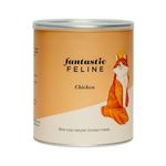 Fantastic Feline Natural Cat Food Treats- Pure Freeze Dried Chicken Meat Pieces for Indoor and Outdoor Cats- Crunchy and Healthy Snacks in Bite Size Pieces - 160gr