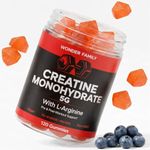 Creatine Monohydrate Gummies 5g with Vitamins B6, B12 - Boost Strength & Recovery with Creatine Chewables - Tasty Creatine for Men Muscle Gain - Creatina Monohidratada en Gomitas - 120 Creatine Gummys