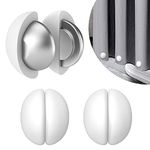 Shower Curtain Weights, Never Rust Shower Curtain Magnets, Silicone Wrapped Heavy Strong Magnets Prevent Shower Curtain Liner from Blowing Curtain Clips Add Weight