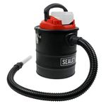 Sealey CP20VAV, 20V SV20 Series 15L Handheld Ash Vacuum Cleaner-Body Only, Black/Red