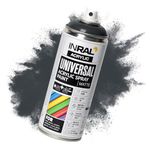 INRAL Acrylic Spray Paint Anthracite Grey Matt RAL7016 [400ml] – Universal Spray for Metal, Plastic, Wood & Stone – High-Coverage, UV & Rain Resistant – Indoor & Outdoor Use
