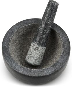 Cole & Mason Granite Pestle and Mortar, 20cm – Heavy Duty Grinder