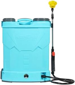 Neptune Simplify Farming Knapsack Battery Sprayer 12V x 8Amp | Telescopic Stainless Steel Lance | 20L Tank Capacity | Get 4 Nozzles | Ideal for Agriculture & Garden Spraying