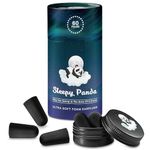 Ear Plugs for Sleeping, The Best Noise Cancelling Foam Ear Plugs for Sleep, 38DB 60 Pairs Highest SNR by Sleepy Panda, New & Upgraded Reusable & Custom Fit Super Soft Earplugs (BlackEclipse)